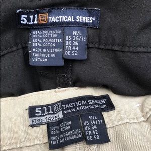 2 - 5.11 Utility Military airsoft combat EUC pants